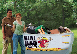 The BullBag is then ONLY reusable and foldable dumpster bag that was  designed and built to be Contractor Tough ™ #BullBag …