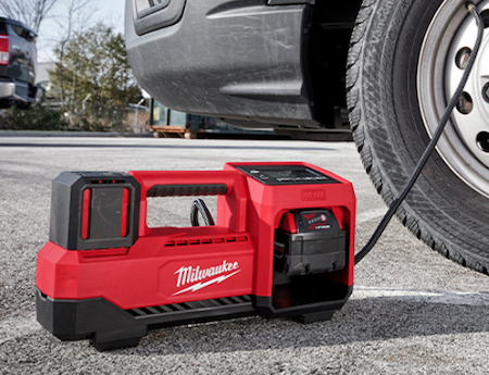 Milwaukee cordless inflator m18 hot sale