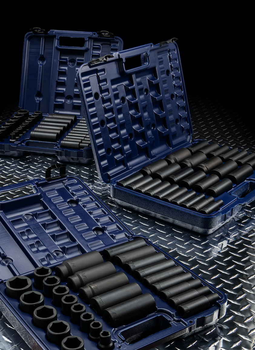 Wright BlowMolded Cases for ½Inch Drive Sockets Contractor Supply