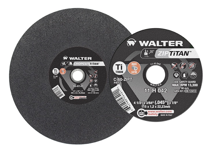 Walter Zip Titan and Chopcut Titan Cutting Discs Contractor Supply Magazine