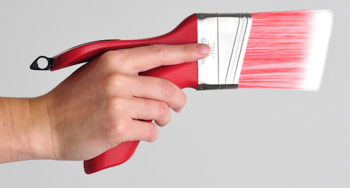 Grip-Free Paintbrush : all-purpose brush for arthritis