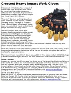 Crescent Heavy Impact Work Gloves
