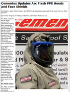 Cementex Updates Arc Flash PPE Hoods and Face Shields