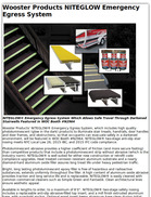 Wooster Products NITEGLOW Emergency Egress System