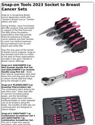 Snap-on Tools 2023 Socket to Breast Cancer Sets