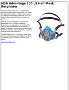 MSA Advantage 200 LS Half-Mask Respirator