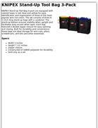 KNIPEX Stand-Up Tool Bag 3-Pack