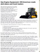 JCB American-made skid steers and track loaders