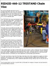 RIDGID 460-12 TRISTAND Chain Vise - Contractor Supply Magazine