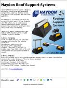 Haydon Roof Support Systems