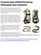 FrenchCreek STRATOS Series Harnesses and Lanyards