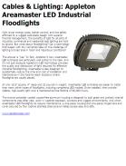 Appleton Areamaster LED Industrial Floodlights