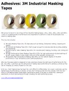 3M Industrial Masking Tapes