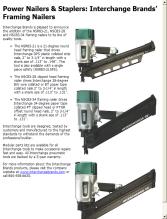Power Nailers \u0026 Staplers: Interchange 