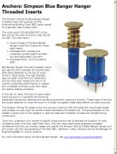 simpson strong tie blue banger hanger