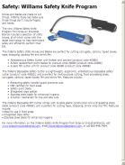 News - 2014.12.10 Safety: Williams Safety Knife Program