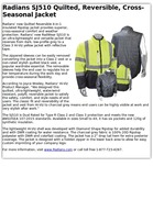 Radians Quilted, Reversible, Cross-Seasonal Jacket