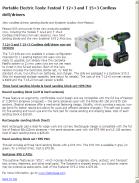 Festool T 12+3 and T 15+3 Cordless drill/drivers