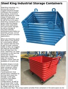 Steel King Industrial Storage Containers