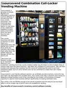 1sourcevend Combination Coil-Locker Vending Machine