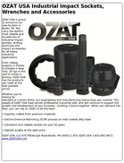 OZAT USA Industrial Impact Sockets, Wrenches and Accessories