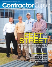 Contractor Supply Magazine, December 2011/January 2012: Service Construction Supply Puts Feet on the Street