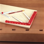 The Miter Divider ensures the perfect miter cut every time.
