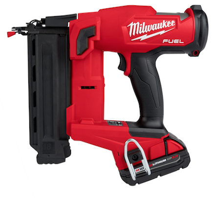 The M18 FUEL 18-gauge Brad Nailer delivers clean, consistent nail holes in a compact size and with zero ramp-up time. 