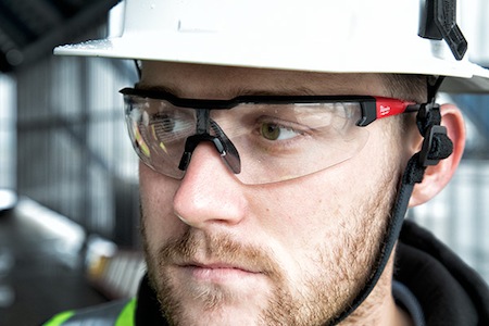 Milwaukee's new range of Safety Glasses feature anti-fog and anti-scratch lenses and flexible nose bridges for better fit.
