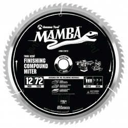Amana has expanded its Mamba line of thin-kerf contractor blades. 