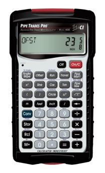 Calculated Industries' Pipe Trades Pro calculator.