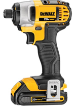 The DCF885C2 (shown) and DCF885L2 new impact drivers feature a ¼-inch hex chuck capable of one-handed bit loading. 