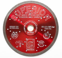 Dtec, a product division of Affinity Tool Works, offers an addition to its Superior series of diamond blades. Incorporating a unique, modern turbo rim style, premium diamond matrix design and durable construction, the 4- to 10-inch Superior Blades feature quick speed and smooth cutting ability.