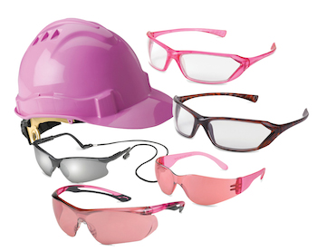 Gateway Safety’s GirlzGear collection includes several different styles of safety eyewear with features for the female worker. 