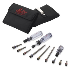 Popular assortments of Malco CONNEXT Handles and Magnetic Hex Chuck Drivers, or exclusive Hollow Hex Chuck Drivers, are now available in kits. 