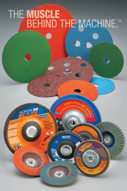 Norton introduces a complete new lineup of Norton/ Merit flap discs and fiber discs in a comprehensive multi-tier selection
