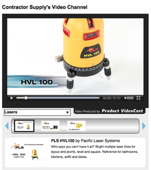 The Contractor Supply Video Channel is the industry's newest platform for construction tool and supply product knowledge videos.