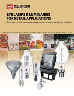 EYE Lighting International, a leading manufacturer of lamps, luminaires and related lighting products, has published a new 12-page Guide on lamps for retail stores and similar applications.