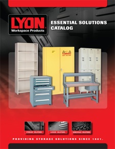 Lyon Workspace Products is proud to announce the new Essential Solutions Catalog. This 65 page catalog highlights the top selling storage, locker and workspace solutions.