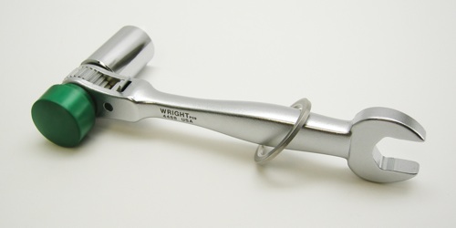 The WrightGrip SB ratchet is designed for scaffold assembly. 