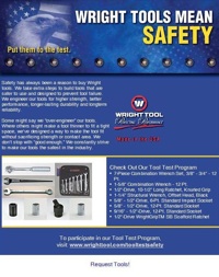 Wright Tool introduces its new tool test program that challenges contractors to test selected Wright tools for 30 days. 