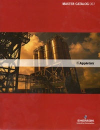 Appleton's 2011 Master Catalog details more than 20,000 products to assist electricians, engineers and electrical distributors.