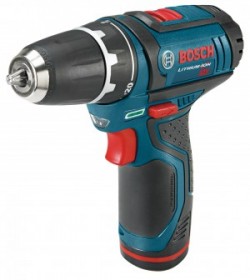 The Bosch PS31 2-speed ultra-compact drill driver has 265 inch-pounds of torque but weighs just 2.1 pounds.