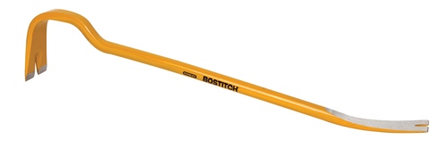The new Bostitch spring steel demo bar is 30 percent lighter than traditional bars but has the same pulling power.
