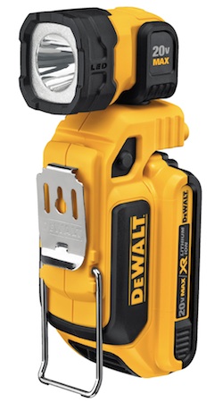 DEWALT launches the 20V MAX* Handheld LED Light (DCL044), a portable and versatile work light. 