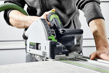 When used with a CT Dust Extractor, Festool’s new Diamond PCD Saw Blade cuts all cement and gypson-bonded chipboard precisely and with minimal dust. 