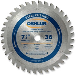 Oshlun steel cutting blades