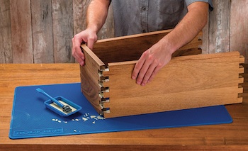 Rockler Woodworking and Hardware has introduced the Silicone Project Mat, a flexible, textured work surface for projects that offers quick and easy cleanup and protects the underlying area from potential damage.