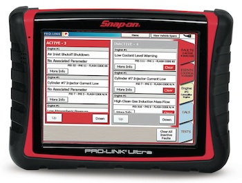 Repair facilities now have a valuable tool in their hands when it comes to diagnostics for commercial vehicles – the PRO-LINK Ultra Heavy-Duty Diagnostic System, now available from Snap-on Industrial.