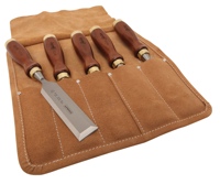 The Stanley/Bailey 5-piece chisel set (16-401) is manufactured in Sheffield, England, 